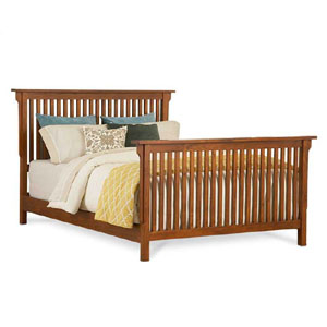 Arts and Crafts King Slat Bed