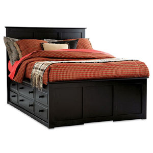 Vineyard Queen Pedestal Bed