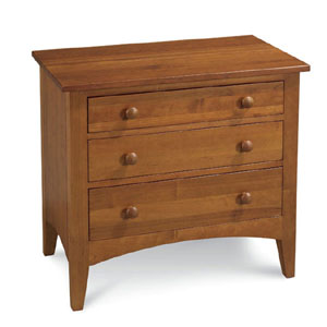 Cherry Expressions 3 Drawer Nightstand