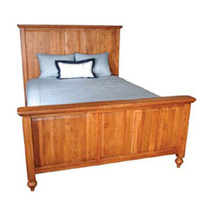 Chateau Oak Cal King Panel Bed