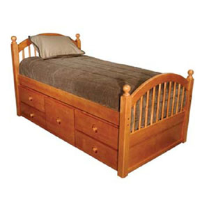 Mountain River Twin Captains Bed