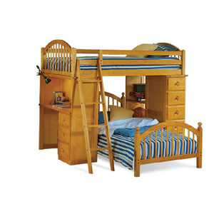 Mountain River Study Loft Bed