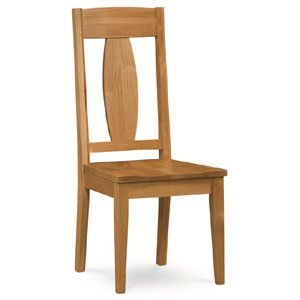 Townhouse Wood Dining Side Chair In Natural Finish