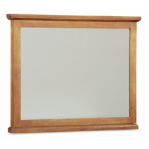 Vermont Dresser Mirror with Jewelry Storage In Natural Finish