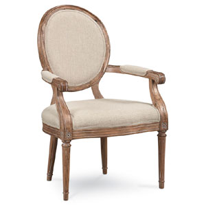 Providence French Arm Chair with Round Back